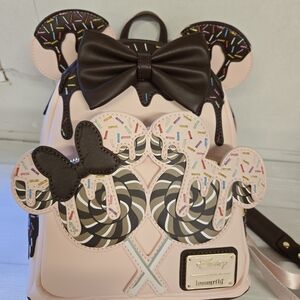 Loungefly Disney Minnie Mouse Chocolate Lollipop mini Backpack